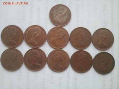 2 New Penny, Англия – 11 монет, 71, 73, 74, 76, 80, 82 год - 2015-12-02 14.29.37
