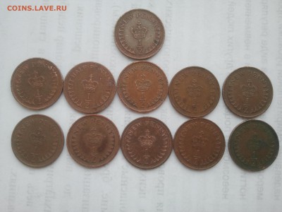 2 New Penny, Англия – 11 монет, 71, 73, 74, 76, 80, 82 год - 2015-12-02 14.29.06