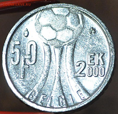 Бельгия 50 франков 2000 футбол UNC	 до 	08.12.15	 22:00 МСК - DSC_0241.JPG