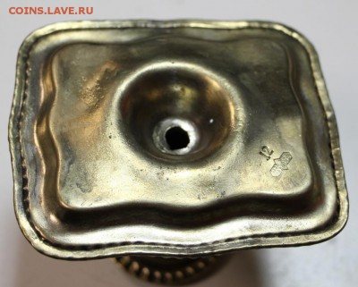 3 подсвечника. Латунь. 19-20 век.  ***** 8,12,15 в 22,00 - 2,12 028