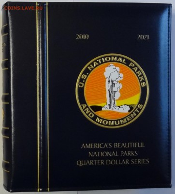 Альбом с монетами 25 центов США Парки 2 двора Leuchtturm - 1.JPG