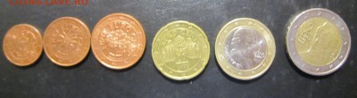 Евро Австрия - 1,2,5,20,50 центов 1,2 евро - меньше курса - IMG_0138