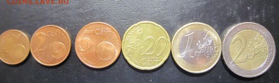 Евро Австрия - 1,2,5,20,50 центов 1,2 евро - меньше курса - IMG_0137