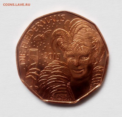 5 евро Австрии 2014 Die Fledermau до 7.12.15 до 22.00 по МСК - DSCN4865.JPG