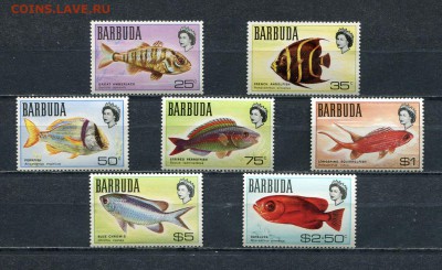 БАРБУДА ФАУНА РЫБЫ MNH - img001