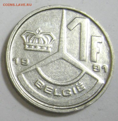 БЕЛЬГИЯ 1 франк 1991 до 9.12.15 22.00 - IMG_4779.JPG