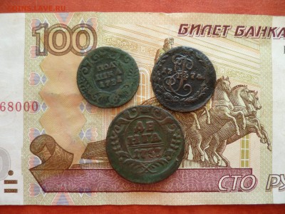Полушка 1731, денга 1737, 74 до 08.12 в 22-30 - P1210264.JPG