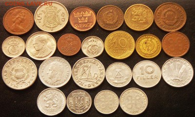 52 разные зарубежные монеты (см. описание). До 04.12_22.00мс - 4
