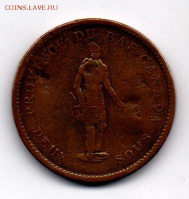 Канада 1 пении 1837. Токен - Канада1пенни1837-1.JPG