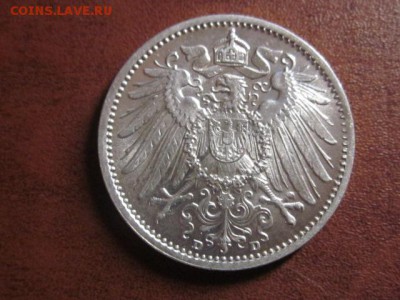1915 Германия, 1 М-D, серебро, до 07.12 в 22-14 мск - IMG_3996.JPG