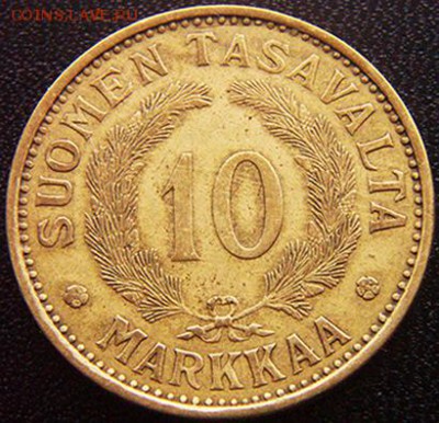 Финляндия_10 марок 1934; до 04.12_22.52мск - 10557