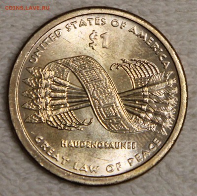 1$ США Сакагавея 2010 Стрелы UNC номинал до 09.12 - IMG_5433.JPG
