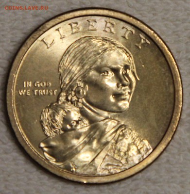 1$ США Сакагавея 2010 Стрелы UNC номинал до 09.12 - IMG_5436.JPG