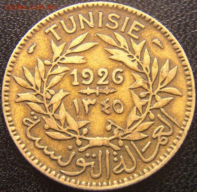 Французский Тунис_2 франка 1926; до 06.12_22.02мск - 9740