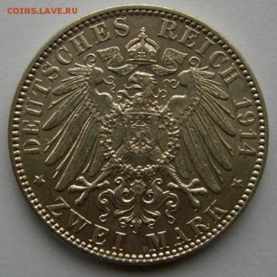 Гамбург, 2 марки 1914, оценка. - 1 (3).JPG