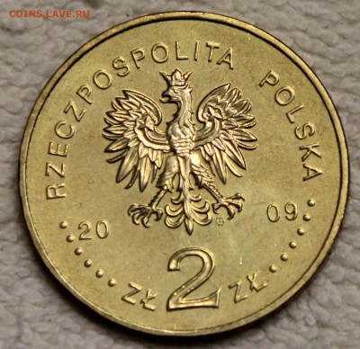 2 зл 2009 Польша 180 лет банковской системе UNC до 10.12 - IMG_5760.JPG