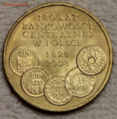 2 зл 2009 Польша 180 лет банковской системе UNC до 10.12 - IMG_5759.JPG