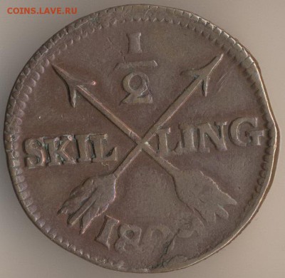 2 cкилинга 1803,1829. ОЦЕНКА. - 29