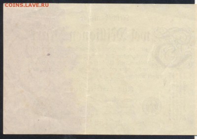 Германия 2 млн. марок 1923 г.  8.12.15 г. 22 -00 МСК. - 2 млн. м. 1923 1