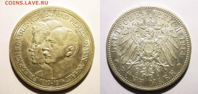 Кайзеровская Германия - 20 пятимарочников в планшете. - 1914A 5M ANHALT-DESSAU