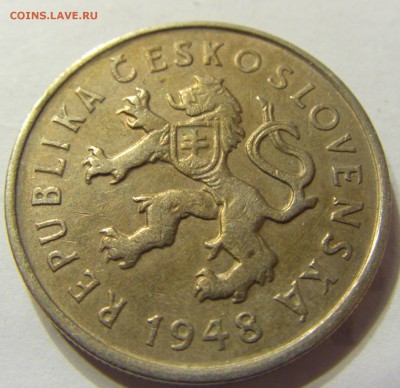 2 кроны 1948 год Чехословакия до 12.12.2015 22:00 МСК - 0590.JPG