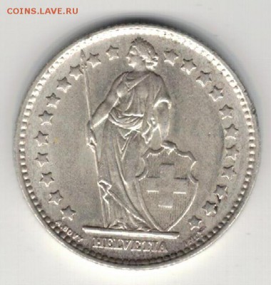 Ag ШВЕЙЦАРИЯ ФРАНК 1965 ДО 10.12.15 (Б356) - 5-ш65