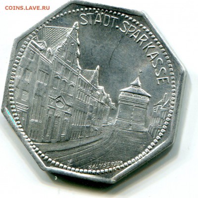 Транспортный Нотгельд "Нюрнберг-Фюрт" Stadt Sparkasse - img395