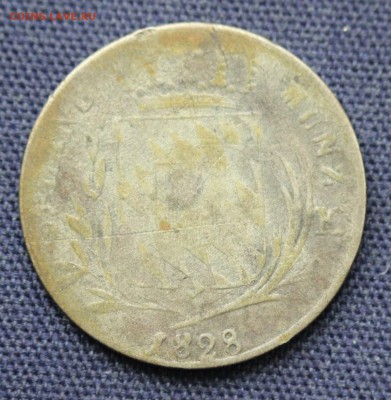 С 1 руб. БАВАРИЯ 6 крейцеров  1828г. ЛЮДВИГ  до 13.12. в 22 - IMG_9068.JPG