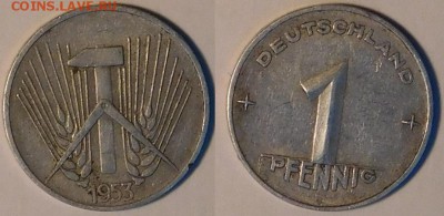 ГДР, 1 пфеннинг, по 1р., до 10.12.2015г. 22-00 мск - 1-1953.JPG