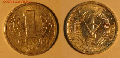 ГДР, 1 пфеннинг, по 1р., до 10.12.2015г. 22-00 мск - 1-1988.JPG