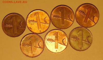 Швейцария, 1 раппен, по 1р., до 10.12.2015 года 22-00 - Швейцария 1.JPG