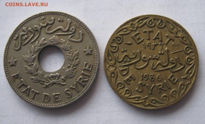 СИРИЯ 1 пиастр  1935, 5 пиастров 1936. ХОРОШИЕ. - 015.JPG