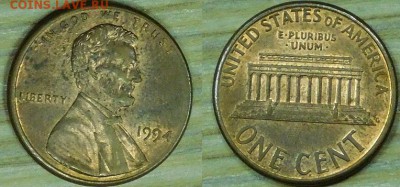 США, 1 цент, 10 шт. по 1р., до 10.12.2015 г., 22-00 - 1994.JPG
