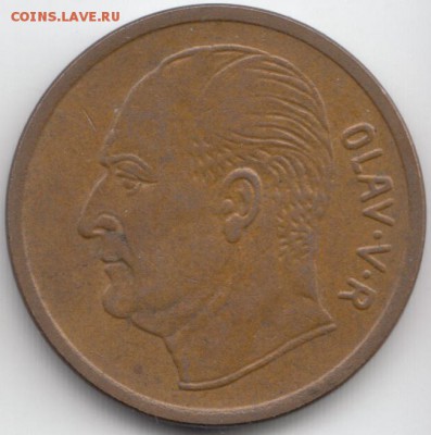 Норвегия 5 оре 1961 ЛОСЬ до 12.12.2015 - 32.2