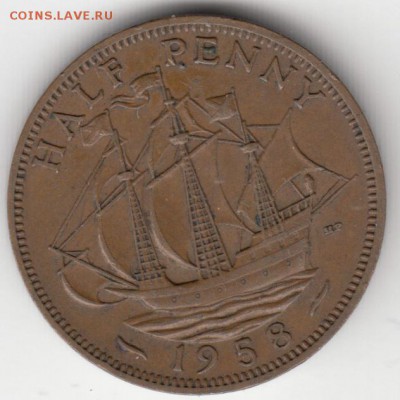 2 пенни 1958 до 12.12.2015 - 39.1