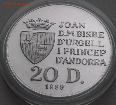 Андорра 20 динар 1988 парусник - 1400 - IMAG2219