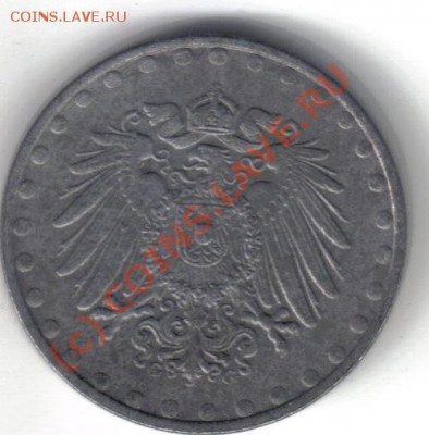 Германия 10 пфенниг 1916G до 19.09 21.00мск - Германия 10 пфенниг 1916 G-2