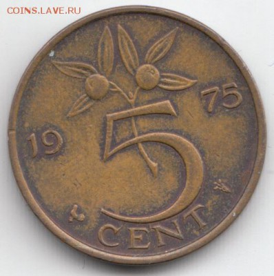 Нидерланды 5 центов 1979 до 12.12.2015 - 41.1