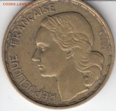 Франция 20 франков 1950 до 12.12.2015 - 42.1