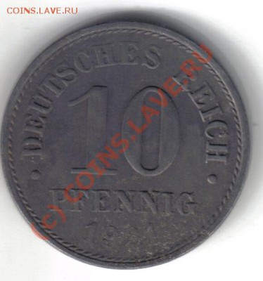 Германия 10 пфенниг 1921А до 19.09 21.00мск - Германия 10 пфенниг 1921 A-1