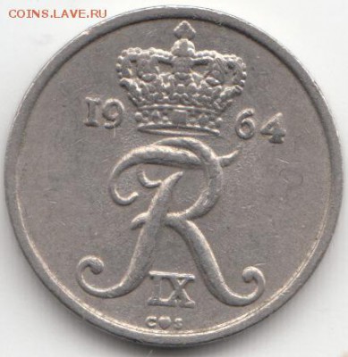 Дания 10 оре 1964 до 12.12.2015 - 43.2