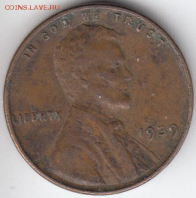 США 1 цент 1939 до 12.12.2015 - 47.2