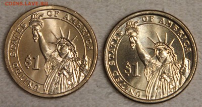 2х1$ США 21 президент Артур 2012 P D до 11.12 c номинала - IMG_5518.JPG