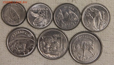 Комплект монет Бразилии 5 - 1000 кр 1992-93 фауна UNC до 11 - IMG_5562.JPG