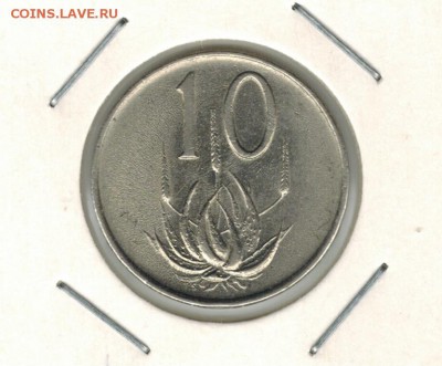 Южная африка 10 центов 1965 до 10.12.15   22-00 - 1 2