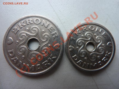 Дания 2 кроны-1993г, 1 крона-2006г. до 18.09.10 в 22-00 - P1030832_picnik