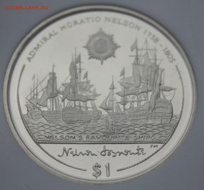 БРИТ.ВИРГИН.О-ВА 1 доллар 2005г. КОРАБЛИ В СЛАБЕ до 14.12. - IMG_9118.JPG
