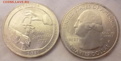 ДК Новинка США 25 ц №30 Саратога Р и D ФИКС 15.12 22.00 - P1210800.JPG