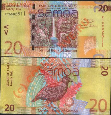 20 Тала Самоа - samoa20tala2008unc