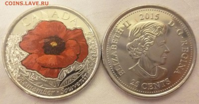 ДК Новинка Канада 25 ц Мак цвет и простая ФИКС 15.12 22.00 - P1210798.JPG